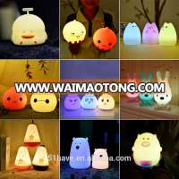 Free sample! 4 color bird cage led night lights for kids