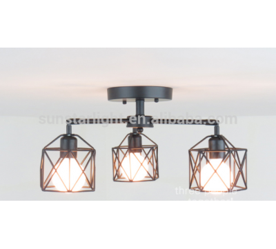 European Contemporary Spider Design Simply Ceiling Light Industrial Modern Ceiling Lamp Unique Ceiling Loft Light